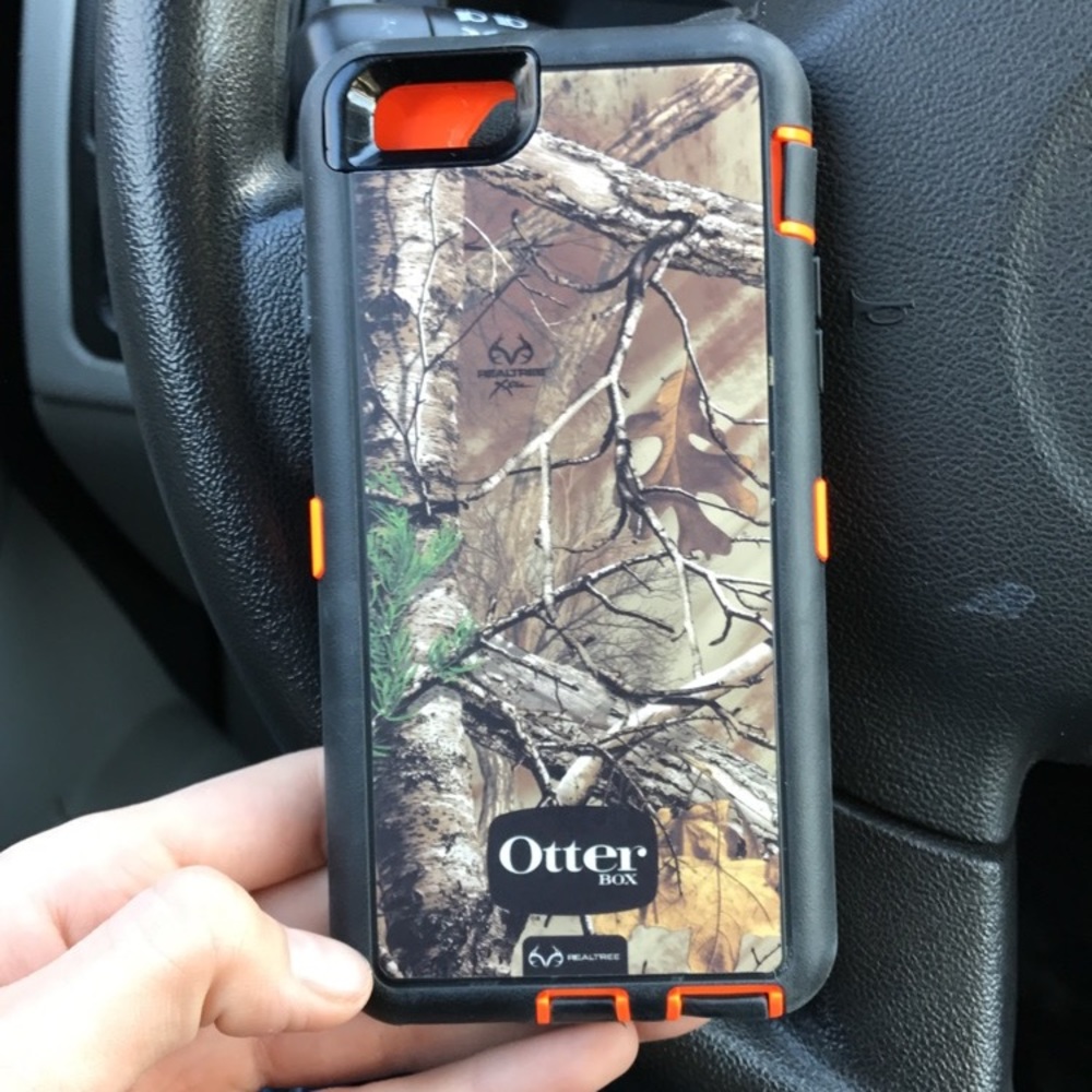 Camo real tree otter box case